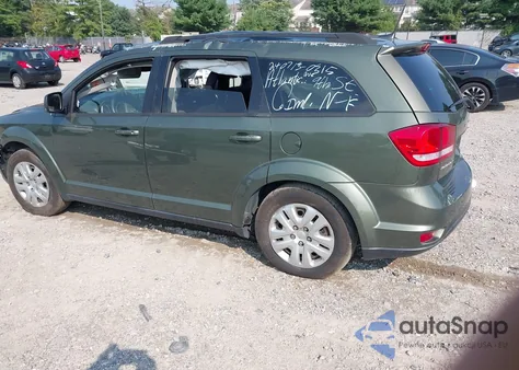 2019 Dodge Journey Se from USA, damaged, VIN 3C4PDCBB8KT804801